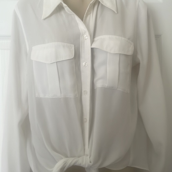 INC Button Down Blouse Size S - Picture 2 of 4